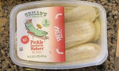 Hot Dill Slices Pickle Sandwich Makers, Hot Dill Slices