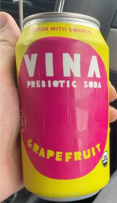 Grapefruit Prebiotic Soda, Grapefruit