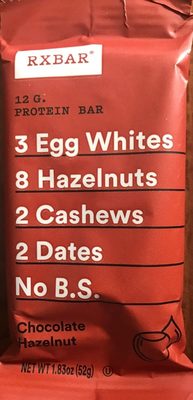 Chocolate Hazelnut Protein Bar, Chocolate Hazelnut