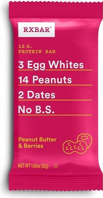 Peanut Butter & Berries Protein Bar, Peanut Butter; Berries