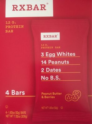 Protein Bar, Peanut Butter & Berries