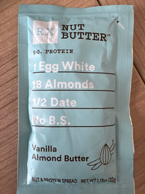 Vanilla Almond Butter Nut & Protein Spread, Vanilla Almond Butter
