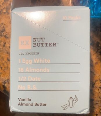 Vanilla Almond Butter Nut & Protein Spread, Vanilla; Almond; Butter