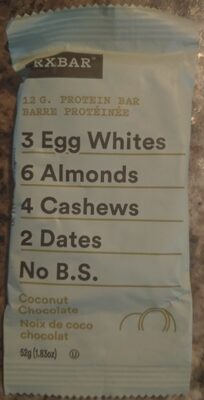 Coconut Chocolate Protein Bar, Coconut Chocolate