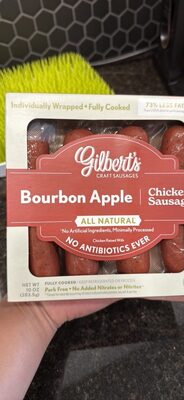 Bourbon Apple Chicken Sausage, Bourbon Apple