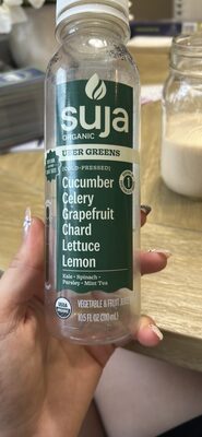 Uber Greens Cold-Pressed Vegetable & Fruit Juice Drink, Uber Greens