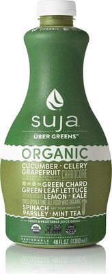 Uber Greens Cold-Pressed Vegetable & Fruit Juice Drink, Uber Greens