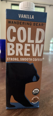 Vanilla Cold Brew Coffee, Vanilla
