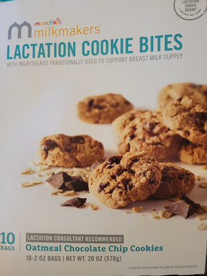 Oatmeal Chocolate Chip Lactation Cookies Bites, Oatmeal Chocolate Chip