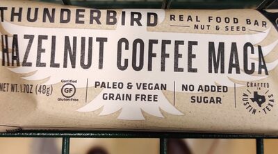 Hazelnut Coffee Maca Superfood Bar, Hazelnut Coffee Maca