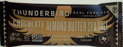 Chocolate Almond Butter Sea Salt Superfood Bar, Chocolate Almond Butter Sea Salt