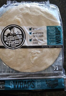 Traditional Flour Simply Better Wraps, Traditional Flour