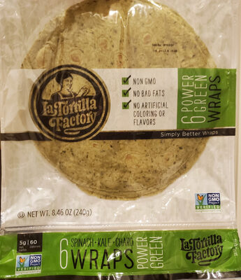 Power Green Simply Better Wraps, Power Green
