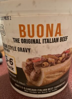 Italian Style Gravy & Sliced Beef, Italian Style