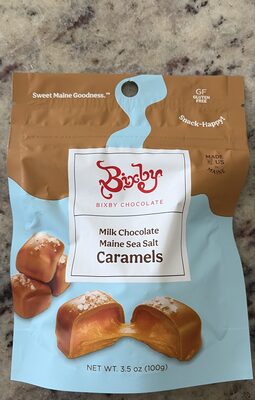 Maine Sea Salt And Creamy Caramel Milk Chocolate, Maine Sea Salt And Creamy Caramel