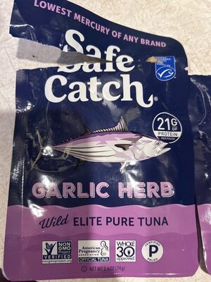 Garlic Herb Elite Wild Tuna, Garlic Herb