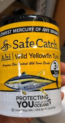 Wild Yellowfin Tuna Premium Slow Cooked Ahi Steaks, Wild Yellowfin Tuna