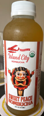 Lychee Peach Kombucha, Lychee Peach