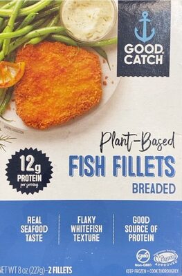 Breaded Plant-Based Fish Fillets, Breaded