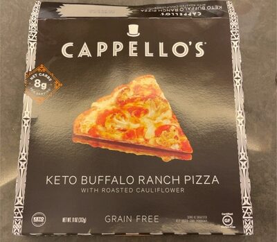 Keto Buffalo Ranch Pizza With Roasted Cauliflower, Buffalo Ranch