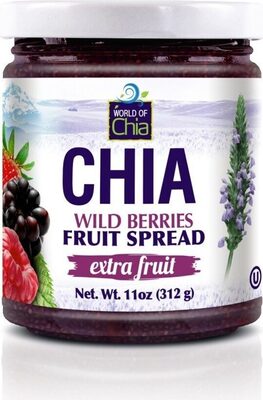 Extra Fruit Chia Wild Berries Fruit Spread, Wild Berries