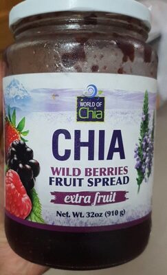 Extra Fruit Chia Wild Berries Fruit Spread, Extra Fruit