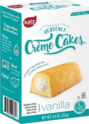 Vanilla Heavenly Creme Cakes, Vanilla