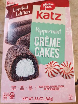 Gluten Free Heavenly Peppermint Crme Cakes, Peppermint