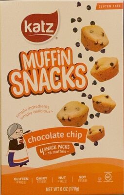 Chocolate Chip Muffin Snacks, Chocolate Chip