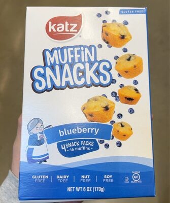 Gluten Free Blueberry Muffin Snacks, Blueberry