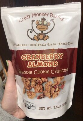 Cranberry Almond Granola Bites, Cranberry Almond