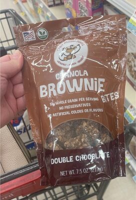 Double Chocolate Granola Brownie Bites, Double Chocolate