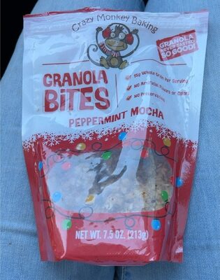 Peppermint Mocha Granola Bites, Peppermint Mocha