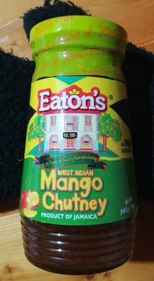 West Indian Mango Chutney, West Indian Mango