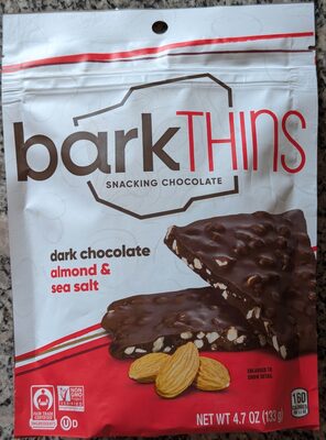Almond & Sea Salt Dark Chocolate Snacking Chocolate, Almond & Sea Salt Dark Chocolate