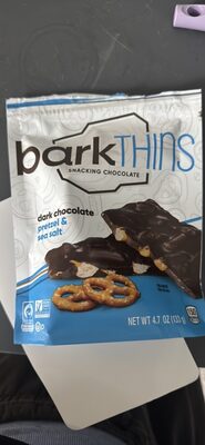 Pretzel & Sea Salt Dark Chocolate Snacking Chocolate, Pretzel & Sea Salt Dark Chocolate