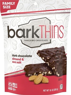 Dark Chocolate Almond & Sea Salt Snacking Chocolate, Dark Chocolate Almond & Sea Salt