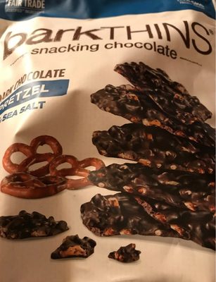Pretzel & Sea Salt Dark Chocolate, Pretzel & Sea Salt