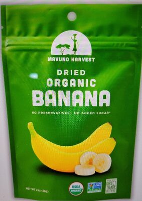 Organic Dried Banana