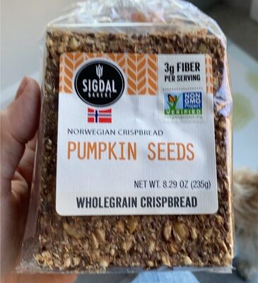 Pumpkin Seeds Wholegrain Norwegian Crispbread