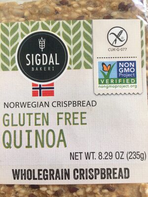 Norwegian Gluten Free Quinoa Crispbread