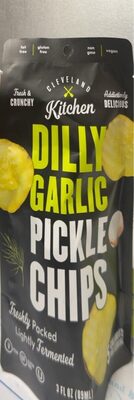 Dilly Garlic Pickle Chips, Dilly Garlic