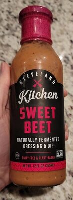 Sweet Beet Naturally Fermented Dressing & Dip, Sweet Beet