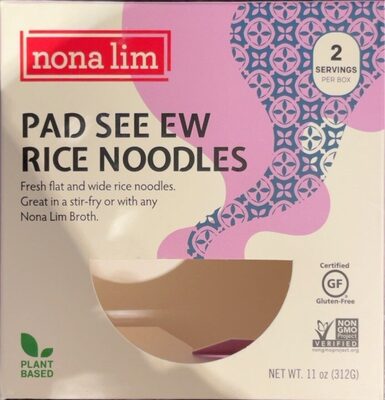 Pad See Ew Rice Noodles, Pad See Ew
