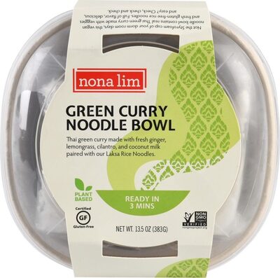 Green Curry Noodle Bowl, Green Curry