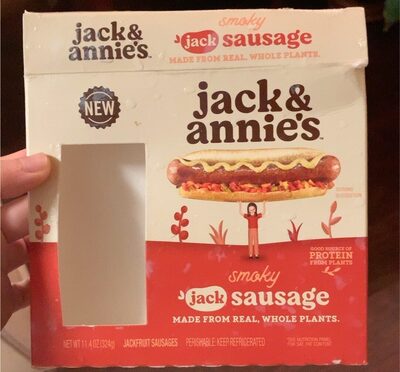 Smoky Jackfruit Sausages, Smoky