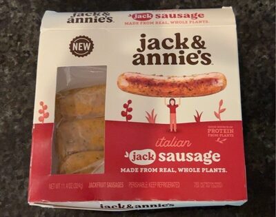 Italian Jackfruit Sausages, Italian Jackfruit