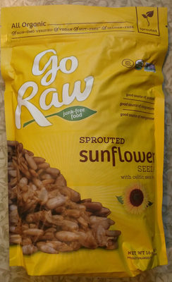 Organic Sprouted Sunflower Seeds With Sea Salt, Sea Salt
