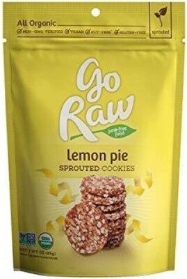 Organic Lemon Pie Sprouted Cookie Crisps, Lemon Pie