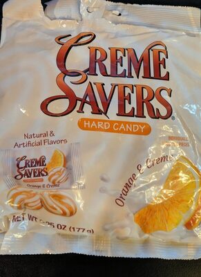Orange & Creme Flavor Hard Candy, Orange & Creme